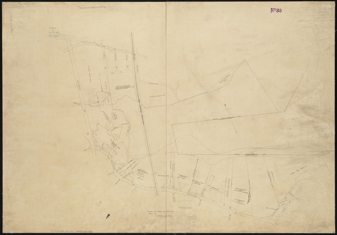 [Plan of the cove between Savin Hill and Commercial Point, Dorchester]