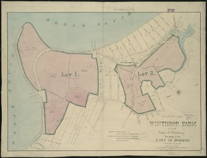 Plan of Winthrop Farm in the Town of Winthrop belonging to the City of Boston