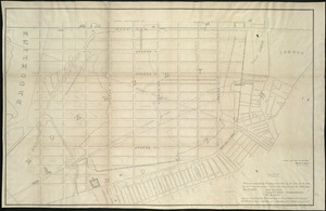 Plan accompanying the proposal made to the City of Boston by the Commissioners on Boston Harbor and the Back Bay Octr. 20, 1854