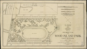 Preliminary plan for Wood Island Park, East Boston
