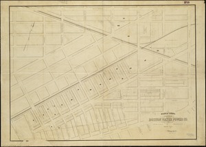 Plan of lands belonging to the Boston Water Power Co