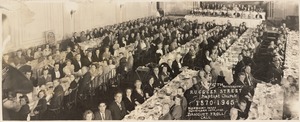 75th anniversary Ruggles Street Baptist Church, 1870-1945. Roxbury Mass. Banquet & roll call