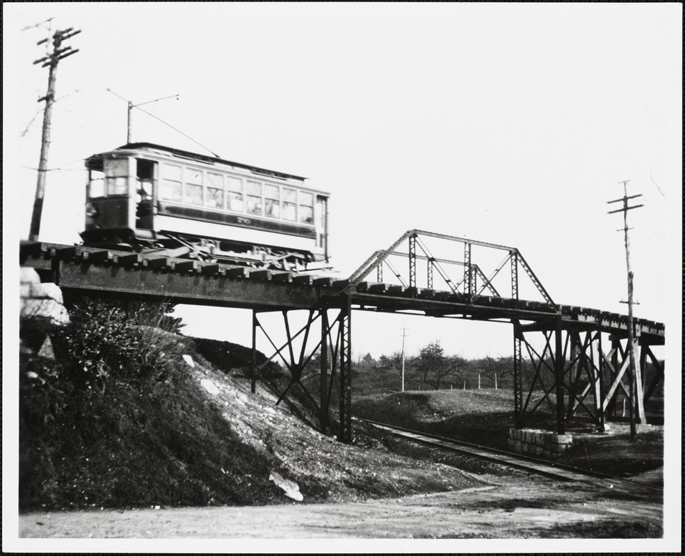 Car # 70 heading east for Needham Heights, then known as Highlandville