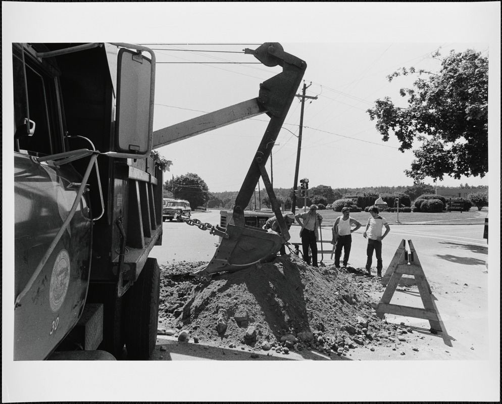 Installing 12" water main