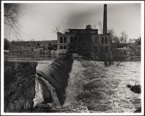 Dam and mill at Charles River Village