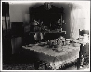 Interior, holiday table