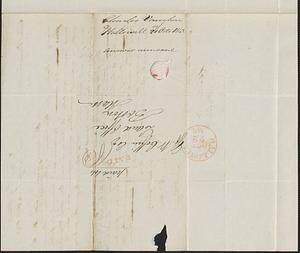 Charles Vaughan to George Coffin, 21 October 1843