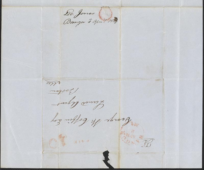 Leonard Jones to George Coffin, 1 April 1848 - Digital Commonwealth