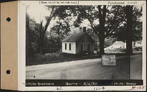 White Brothers Co., barber shop, Barre, Mass., Aug. 4, 1930