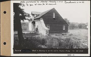 David and Sonia Bell, garage, Barre, Mass., Jun. 16, 1937