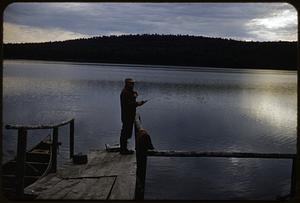 George Sharkey, fishing