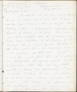 Letter from John D. Long to Zadoc Long and Julia D. Long, June 28, 1867