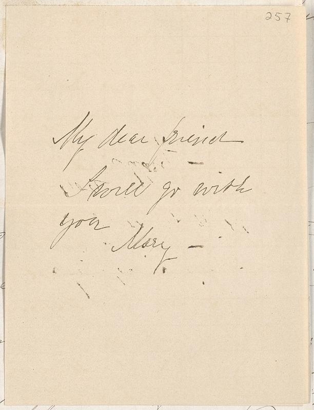 Letter from Mary W. Glover to John D. Long