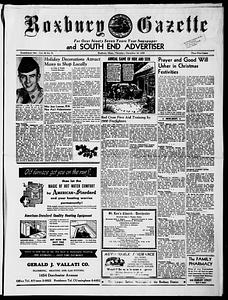 Roxbury Gazette and South End Advertiser, December 18, 1958