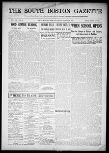South Boston Gazette, August 08, 1914
