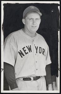 Naugatuck Nugget or the hottest pitcher in the American League is the freshman star from Naugatuck, Ct., Frank Shea. The New York Yankees fat boy has just racked up his ninth victory of the season, this including three shut-outs, and his latest win enable the Yanks to add half a game to their lead over the Boston Red Sox.