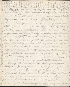 Letter from Zadoc Long to John D. Long, May 9, 1866