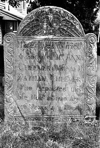 Anna Cheever headstone, Rumney Marsh Cemetery