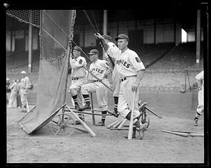 Ben Cantwell, Randy Moore, Bill McKechnie, Hal Lee, Boston Braves, Braves Field