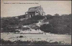Residence of artist C.W. Hawthorne, Provincetown, Mass.