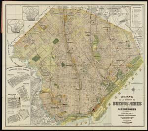 Plano de la ciudad de Buenos Aires y sus alrededores