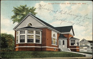 Carnegie Public Library, South Hadley Falls, Mass.