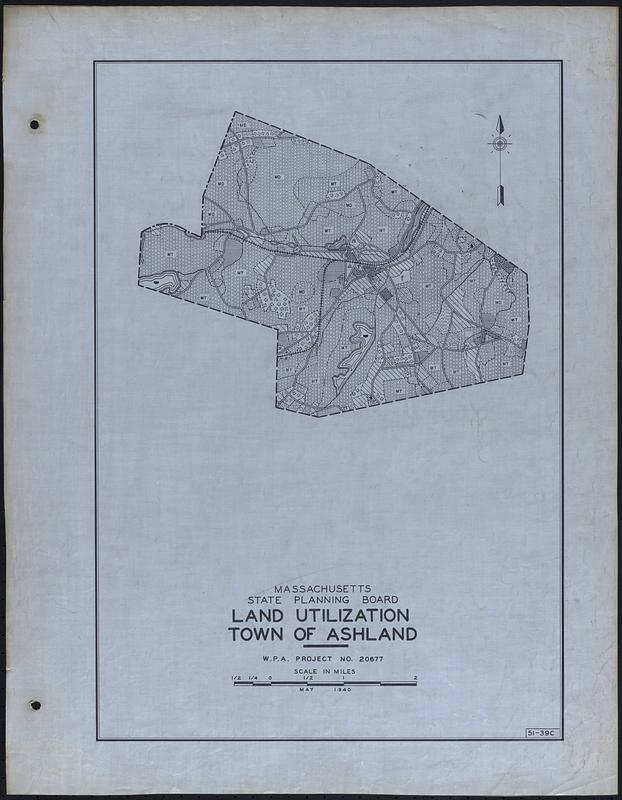 Land Utilization Town of Ashland Digital Commonwealth