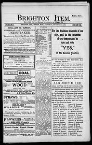 The Brighton Item, December 10, 1892