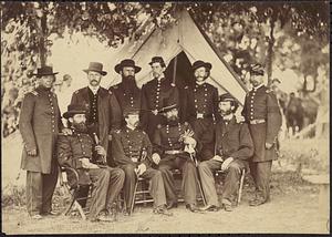 Gen. Jeff. C. Davis and staff