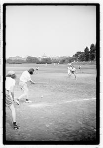 Women's baseball game