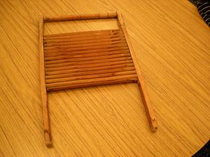 Wooden washboard