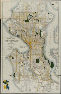 Guide map of Seattle