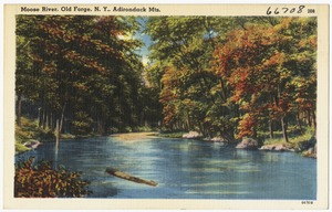 Moose River, Old Forge, N. Y., Adirondack Mts.