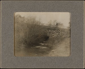 Marstons Mills River 1920 & great stone bridge