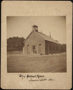 One-room Marstons Mills Schoolhouse, completed in 1851 on land near where the current Mills Restaurant stands