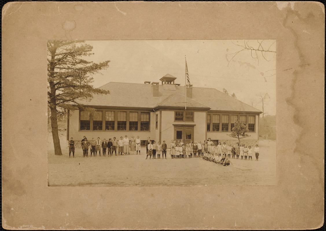 The one-room schoolhouse was expanded in 1915 by adding a second room and indoor toilets. The cost of the additions was $5,250