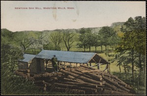 Old Mill Road is named for the last sawmill, located north of where it joins School Street.  This mill was owned by James Harvey Crocker