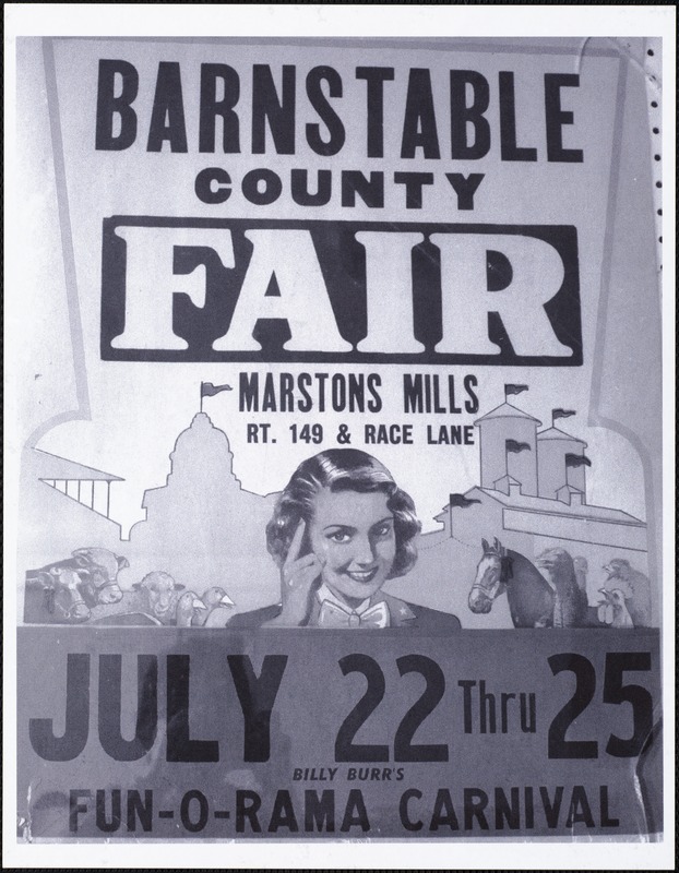 Barnstable County Fair poster from 1954