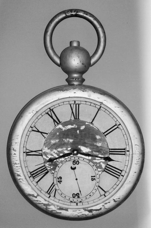 David Higgin's watch repair shop sign (father of Dr. J. Hayden Higgins