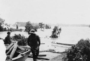 Prince's Cove, following Hurricane Carol on August 31, 1954
