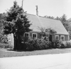 Home of Lauchlan Crocker (1895-1945), son of Zenas Crocker IV, of an old Barnstable family. This Prince Avenue house was built in 1830