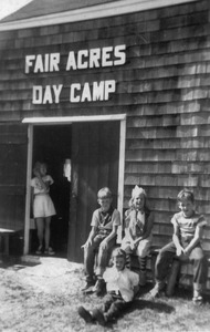 Fair Acres day camp, begun in 1950 by Cornelius and Arlene Fair