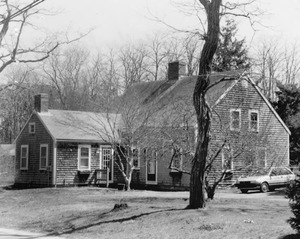 The John Hamblin house on School Street overlooks the Hamblin bogs. It was built about 1828 of parts that may date back to the 18th century by yeoman farmer Reuben Hamblin (1803-1860)