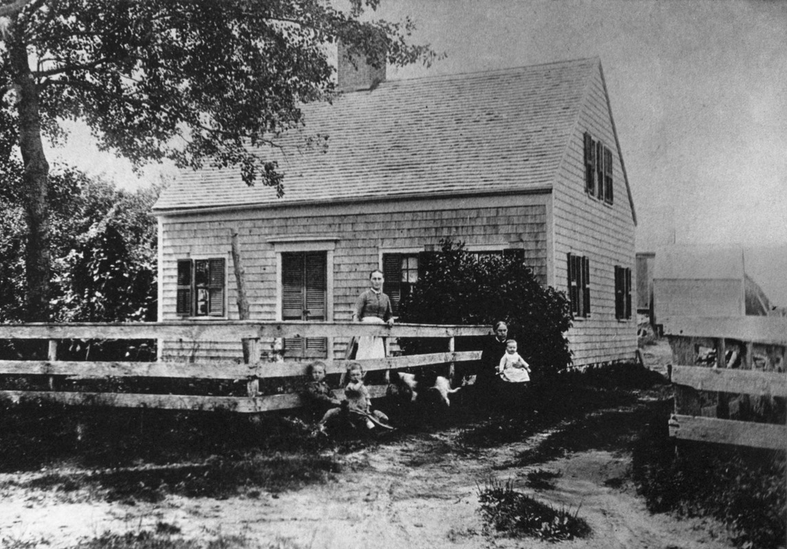 The Luther Hamblin house on Newtown Road is a three-quarter Cape Cod cottage built in 1836