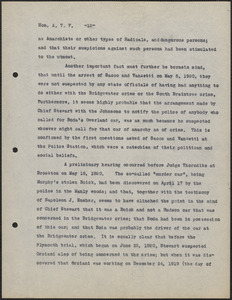 Typed letter (copy) to Alvan T. Fuller, June 15, 1927