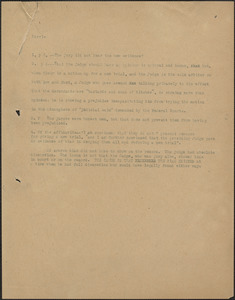 Typed document (copy), [Boston, Mass?, 1920-1927]