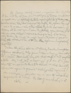 Autograph document, [1927?]