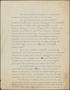 Thomas Means typed document, Brunswick, Me., July 7, 1929