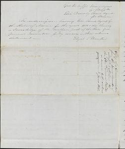 George Coffin and Levi Bradley to Daniel Webster, 3 June 1842
