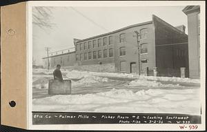 Otis Co., Palmer Mills, picker room #2, looking southwest, Palmer, Mass., Mar. 2, 1936